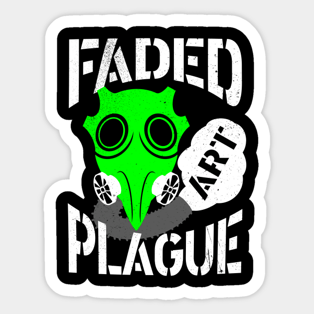 Faded Plague Art Sticker by DoubleAron23